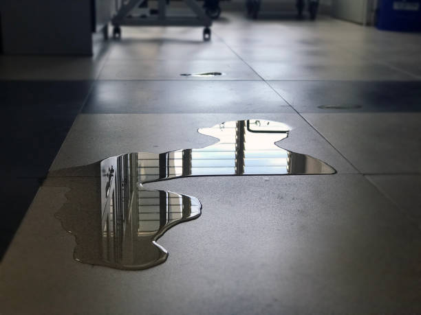 Water damage restoration process in GA